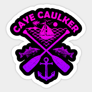 Caye Caulker Beach, Belize, Boat Paddle Sticker